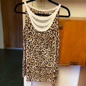 NWT Leopard print blouse